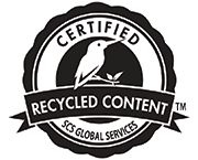 Logo: Zertifizierung für recycelten Inhalt